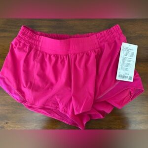 LULULEMON HOTTY HOT SHORTS - LR SHORT 2.5" LINED SIZE 12